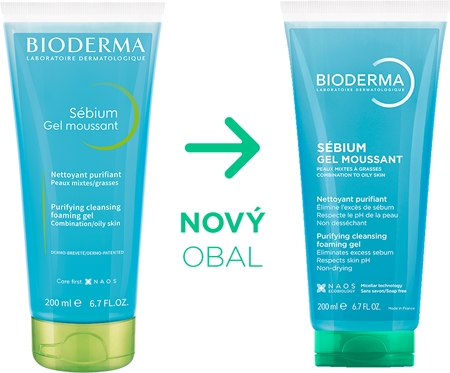 Bioderma Sébium Gel Moussant čistiaci gél pre mastnú a zmiešanú pleť