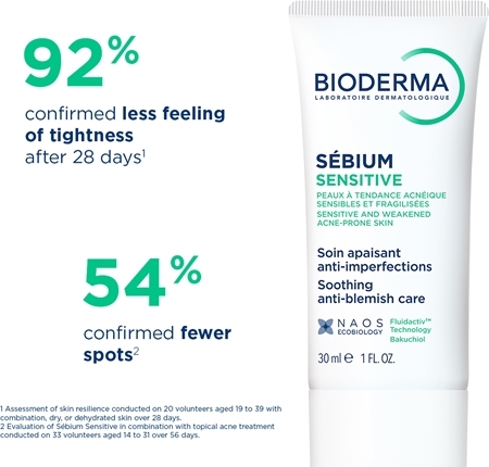 Bioderma Sébium Sensitive crema intensiva hidratante y calmante para pieles resecas e irritadas debido a un tratamiento de acné