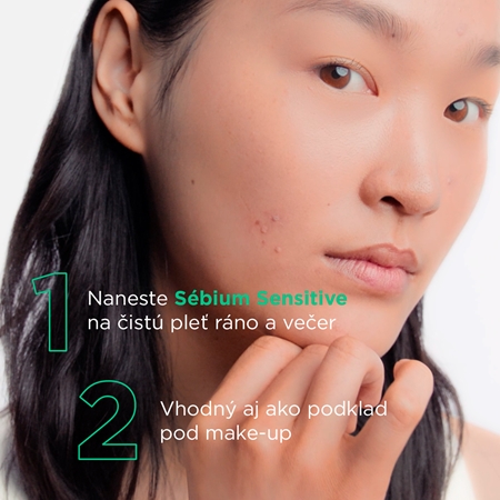 Bioderma Sébium Sensitive intenzívne hydratačný a upokojujúci krém pre pleť vysušenú a podráždenú liečbou akné