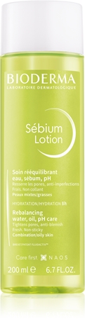 Bioderma Sébium Lotion apă facială pentru reechilibrarea tenului mixt spre gras