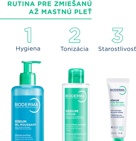 Bioderma Sébium Lotion hydratačné tonikum pre mastnú pleť