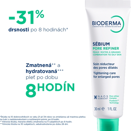 Bioderma Sébium Pore Refiner zmatňujúci krém pre mastnú pleť