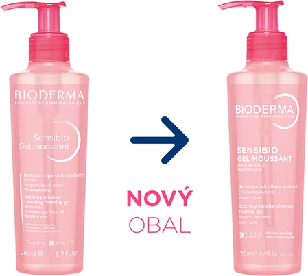 Bioderma Sensibio Gel Moussant jemný upokojujúci čistiaci a odličovací gél