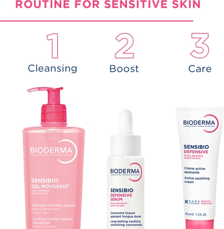 Bioderma Sensibio Gel Moussant gel de limpeza suave calmante