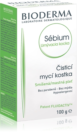 Bioderma Sébium Mycí Kostka tuhé mýdlo pro mastnou a smíšenou pleť