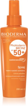Bioderma Photoderm Bronz SPF 50+ sprej na opalování SPF 50+