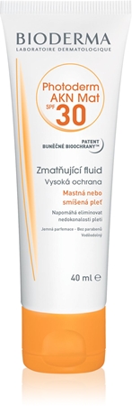 Bioderma Photoderm AKN Mat ochronny fluid matujący do twarzy SPF 30