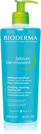 Bioderma Sébium Gel Moussant puhdistusgeeli rasvoittuvalle ja sekaiholle