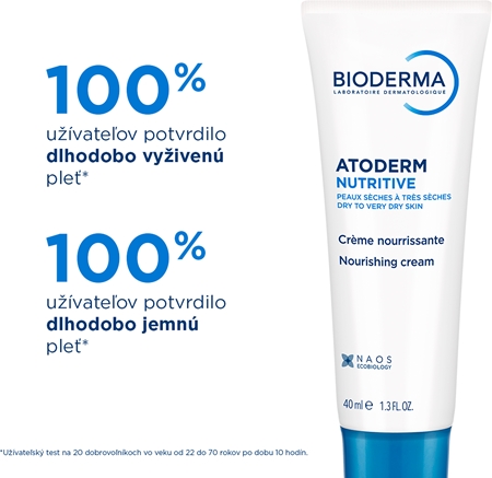 Bioderma Atoderm Nutritive denný krém pre suchú a citlivú pokožku