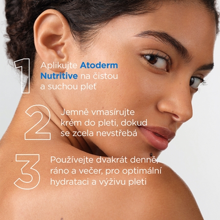 Bioderma Atoderm Nutritive denní krém pro suchou a citlivou pokožku