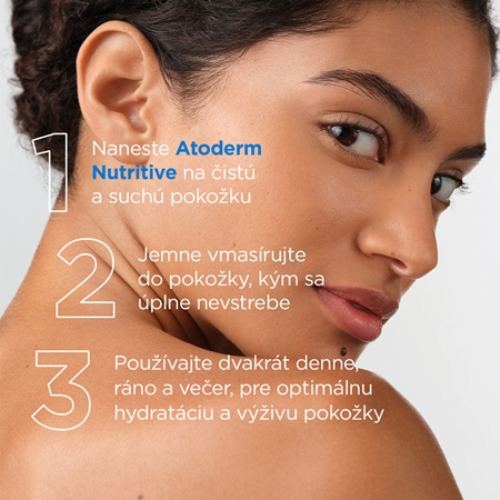 Bioderma Atoderm Nutritive denný krém pre suchú a citlivú pokožku