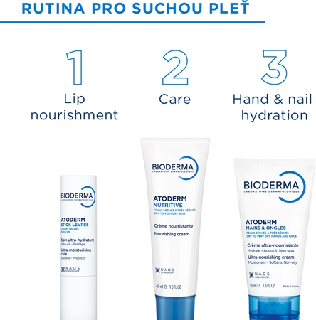 Bioderma Atoderm Nutritive денний крем для сухої та чутливої шкіри