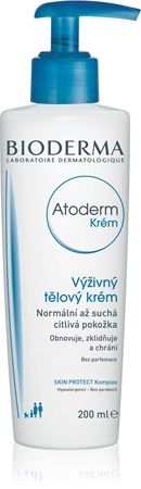 Bioderma Atoderm Cream поживний крем для тіла для нормальної та сухої чутливої шкіри без ароматизатора