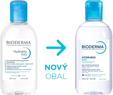 Bioderma Hydrabio H2O micelární čisticí voda pro dehydratovanou pleť
