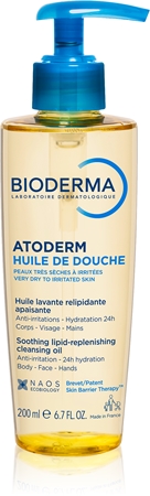 Bioderma Atoderm Shower Oil besonders nährendes und beruhigendes Duschöl für trockene und gereitzte Haut