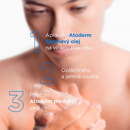 Bioderma Atoderm Sprchový Olej vysoce výživný zklidňující sprchový olej pro suchou a podrážděnou pokožku