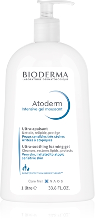Bioderma Atoderm Intensive Gel Moussant výživný penivý gél pre veľmi suchú citlivú a atopickú pokožku