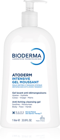 Bioderma Atoderm Intensive Gel Moussant nourishing foaming gel for very dry sensitive and atopic skin