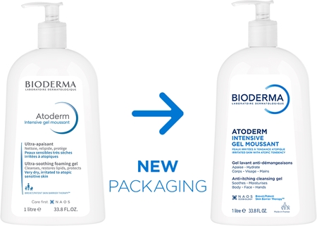 Bioderma Atoderm Intensive Gel Moussant nourishing foaming gel for very dry sensitive and atopic skin