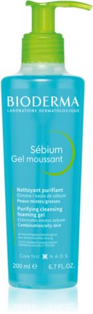 Bioderma Sébium Gel Moussant gel de limpeza para pele oleosa e mista