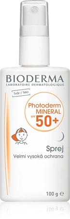 Bioderma Photoderm Mineral Fluid minerálny sprej na opaľovanie SPF 50+