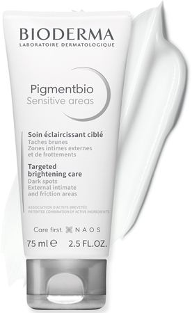 Bioderma Pigmentbio Sensitive Areas aufhellende Körpercreme gegen dunkle Flecken