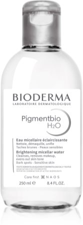 Bioderma Pigmentbio H2O água micelar para uma limpeza suave anti-manchas escuras