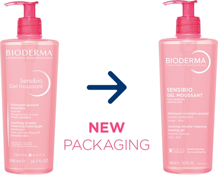 Bioderma Sensibio Gel Moussant soothing makeup gel remover