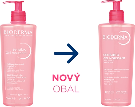Bioderma Sensibio Gel Moussant jemný upokojujúci čistiaci a odličovací gél