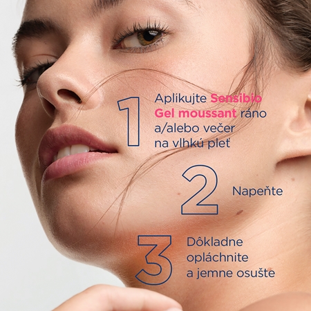 Bioderma Sensibio Gel Moussant jemný upokojujúci čistiaci a odličovací gél