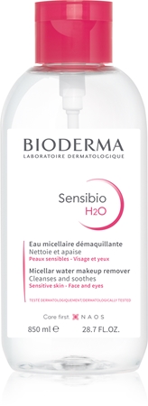 Bioderma Sensibio H2O micelární voda pro citlivou pleť s dávkovačem