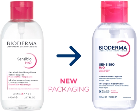 Bioderma Créaline H2O eau micellaire pour peaux sensibles avec pompe pratique