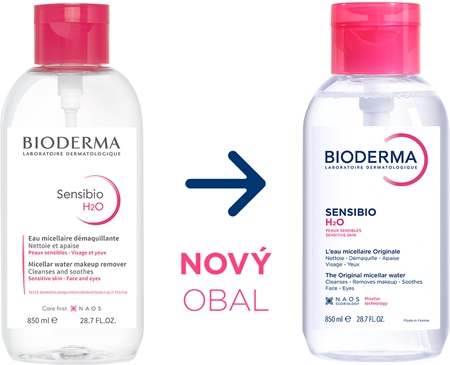 Bioderma Sensibio H2O micelárna voda pre citlivú pleť s dávkovačom