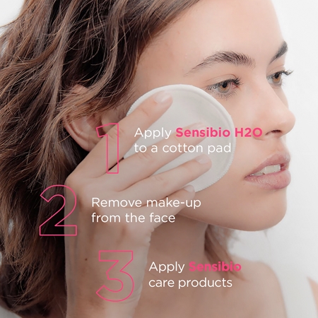 Bioderma Créaline H2O eau micellaire pour peaux sensibles avec pompe pratique