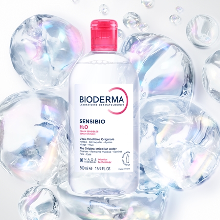Bioderma Créaline H2O eau micellaire pour peaux sensibles avec pompe pratique