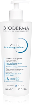 Bioderma Atoderm Intensive Gel-Cream pomirjevalna nega za zelo občutljivo suho in atopično kožo