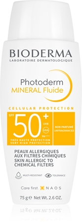 Bioderma Photoderm Mineral Fluid fluide protecteur sans filtres chimiques SPF 50+