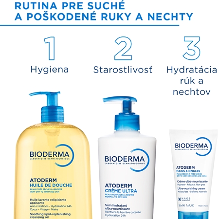 Bioderma Atoderm Cream Hand & Nails krém na ruky pre veľmi suchú citlivú a atopickú pokožku