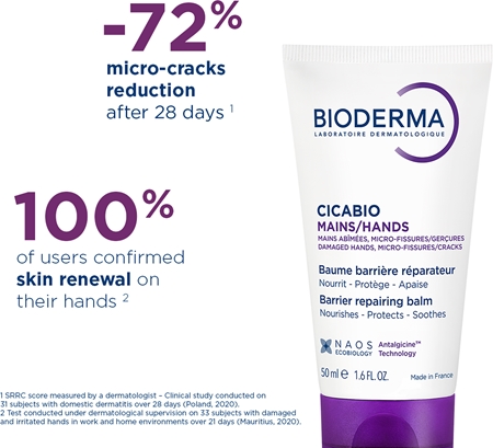 Bioderma Cicabio Mains Regenerating Hand Cream