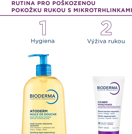 Bioderma Cicabio Mains regenerační krém na ruce