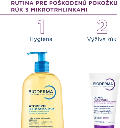 Bioderma Cicabio Mains regeneračný krém na ruky