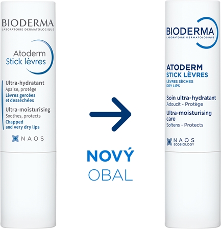 Bioderma Atoderm Tyčinka na Rty balzám na rty