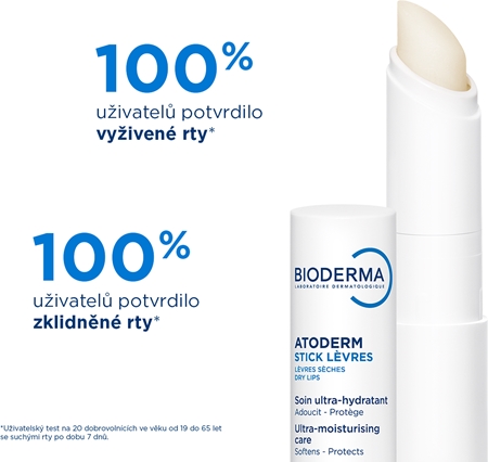 Bioderma Atoderm Tyčinka na Rty balzám na rty