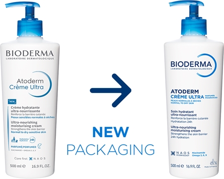 Bioderma Atoderm Créme Ultra поживний крем для тіла для нормальної та сухої чутливої шкіри з ароматизатором