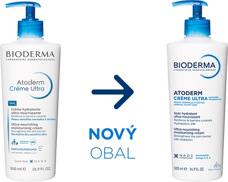 Bioderma Atoderm Créme Ultra vyživujúci telový krém pre normálnu až suchú citlivú pokožku s parfumáciou