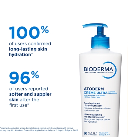 Bioderma Atoderm Créme Ultra поживний крем для тіла для нормальної та сухої чутливої шкіри з ароматизатором