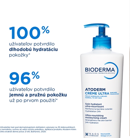 Bioderma Atoderm Créme Ultra vyživujúci telový krém pre normálnu až suchú citlivú pokožku s parfumáciou