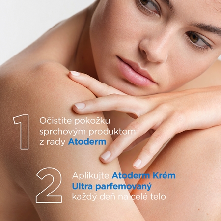 Bioderma Atoderm Créme Ultra vyživujúci telový krém pre normálnu až suchú citlivú pokožku s parfumáciou