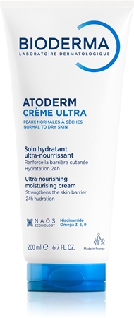 Bioderma Atoderm Créme Ultra crème pour le corps nourrissante pour peaux normales à sèches et sensibles sans parfum