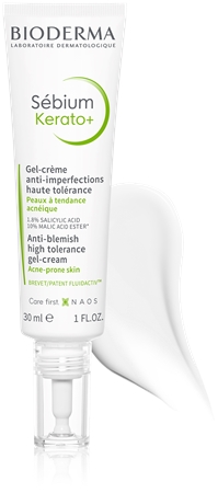Bioderma Sébium Kerato+ żel-krem przeciw niedoskonałościom skóry trądzikowej